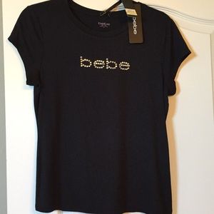 Bebe womans blinged out tee size m 💎